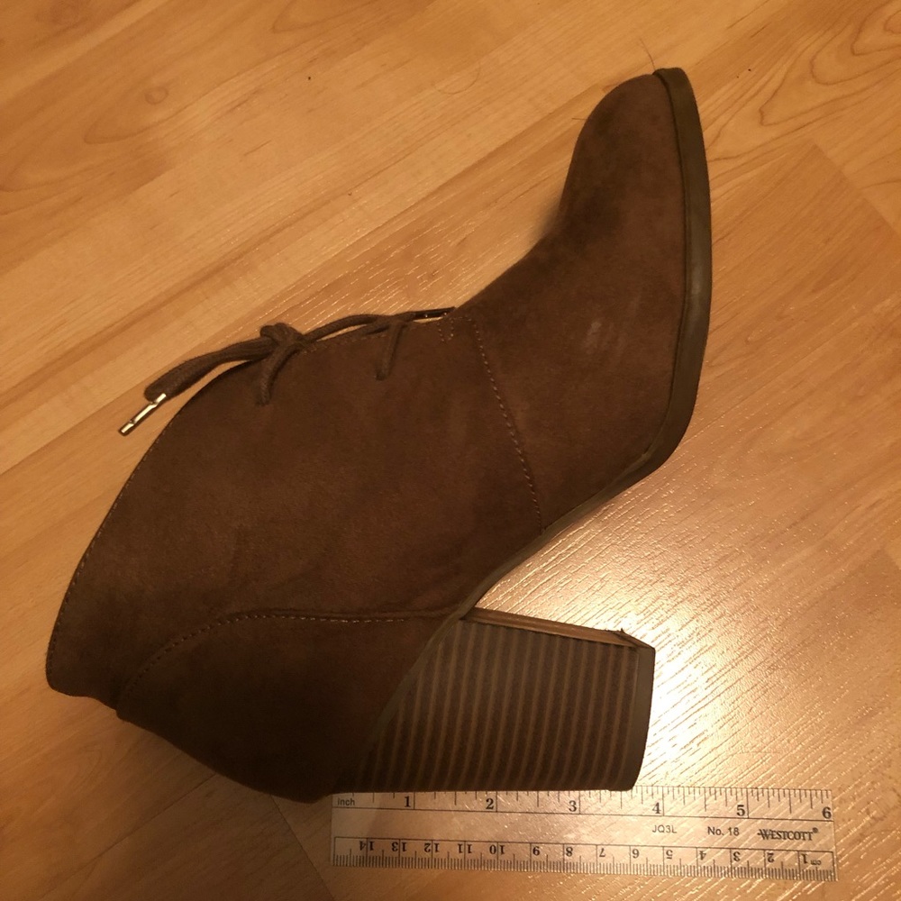 Suede booties - Picture 4 of 5